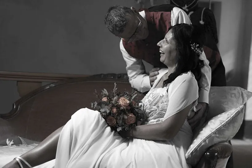 Hochzeits Shooting Chouch auf der Burg