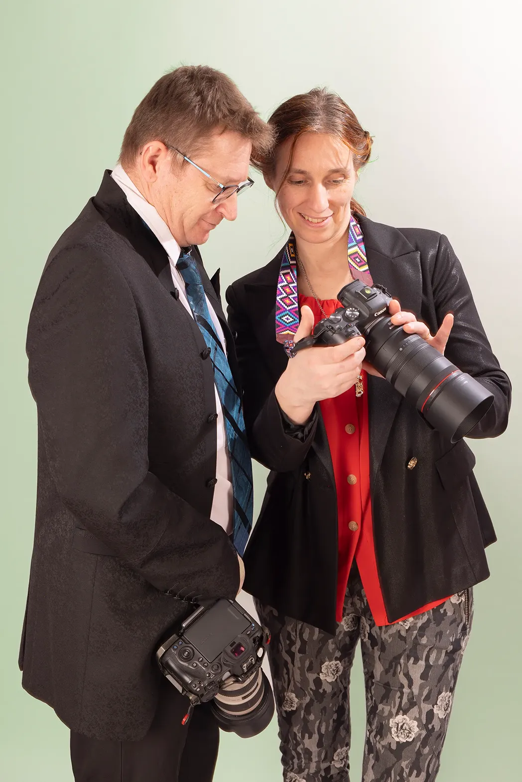 Barbara und Andreas mit ihrer Kamera