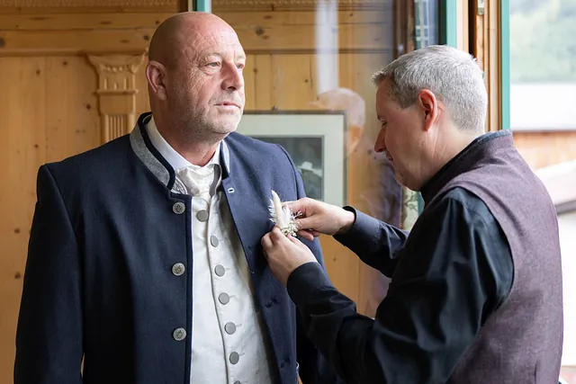Getting ready Hochzeit
